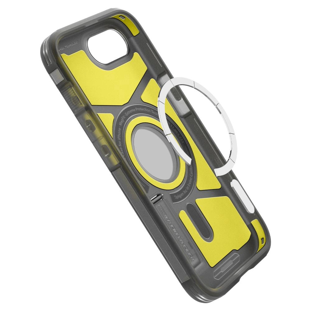 Spigen Tough Armor MagSafe iPhone 16e Case - Clear Gray_7