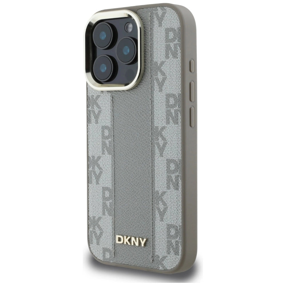 DKNY Checkered Pattern Magsafe iPhone 16 Pro Max Case - Beige_1