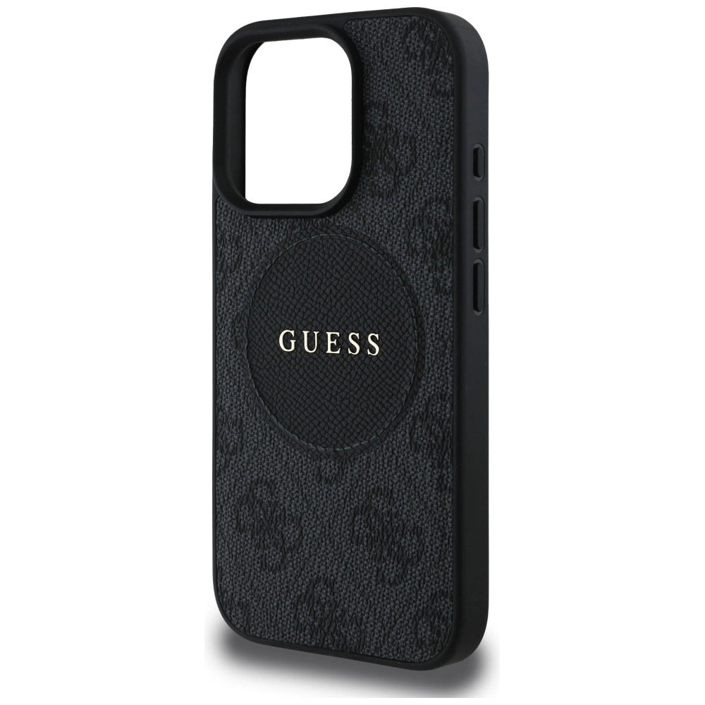 Guess 4G Circle Classic Logo MagSafe case for iPhone 16 Pro - black_5