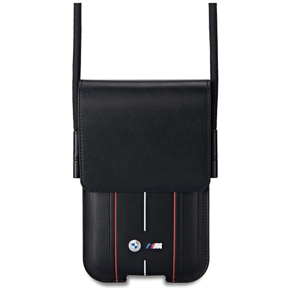 BMW Phone Pouch Red Stripes Phone Bag - Black_0
