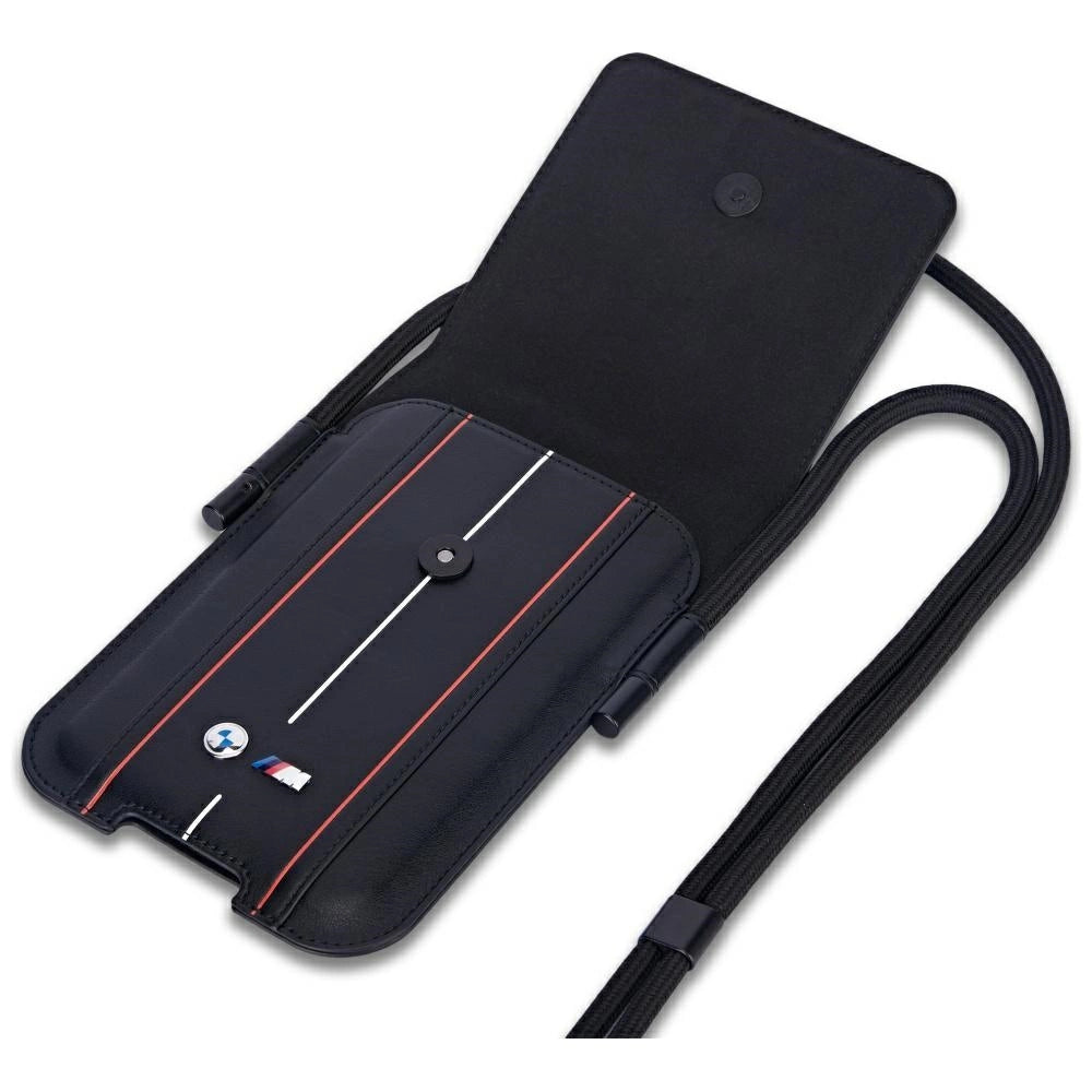 BMW Phone Pouch Red Stripes Phone Bag - Black_2