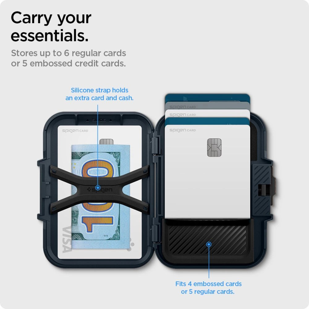 Spigen Lock Fit MagSafe Card Case - Navy Blue_14