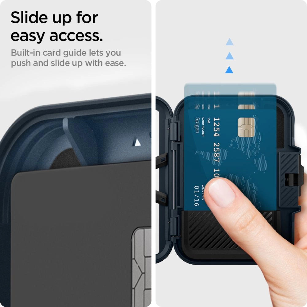 Spigen Lock Fit MagSafe Card Case - Navy Blue_15