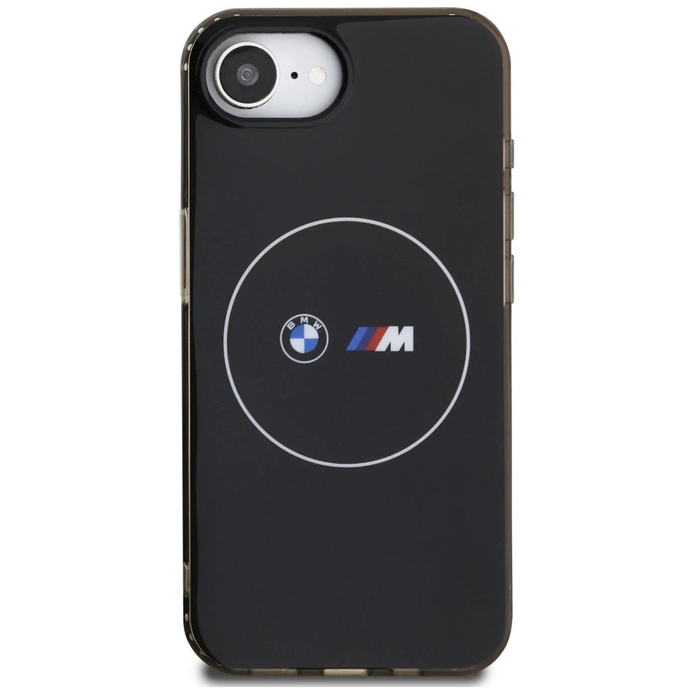 BMW IML Metal White Circle MagSafe iPhone 16e Case - Black_2