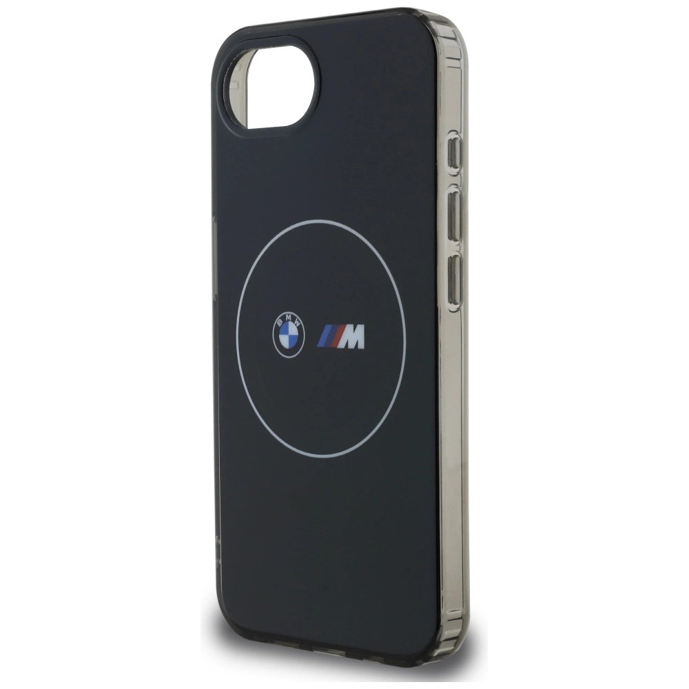 BMW IML Metal White Circle MagSafe iPhone 16e Case - Black_5