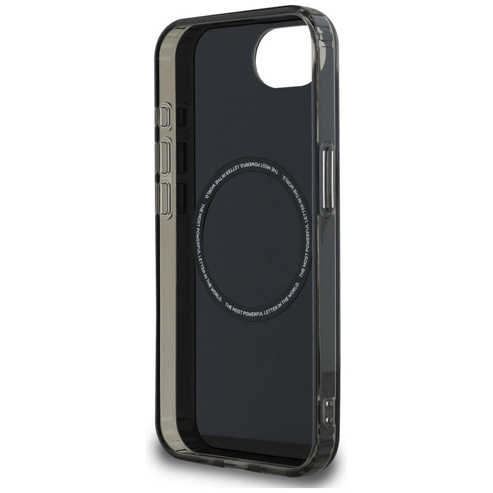 BMW IML Metal White Circle MagSafe iPhone 16e Case - Black_6