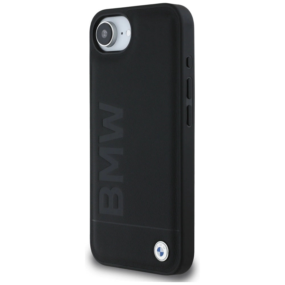 BMW Leather Hot Stamp iPhone 16e Case - Black_1