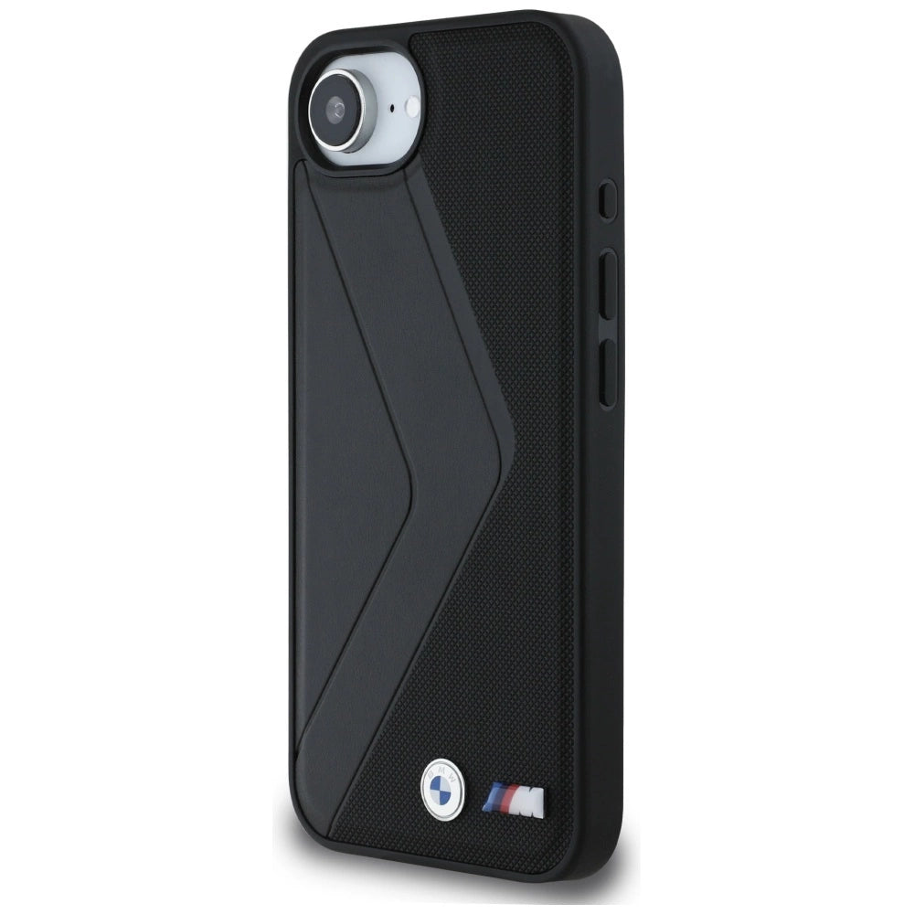BMW Oversized Stripes MagSafe case for iPhone 16e - black_1