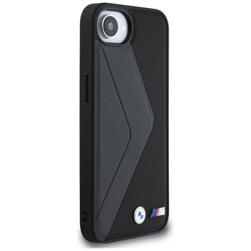 BMW Oversized Stripes MagSafe case for iPhone 16e - black_3