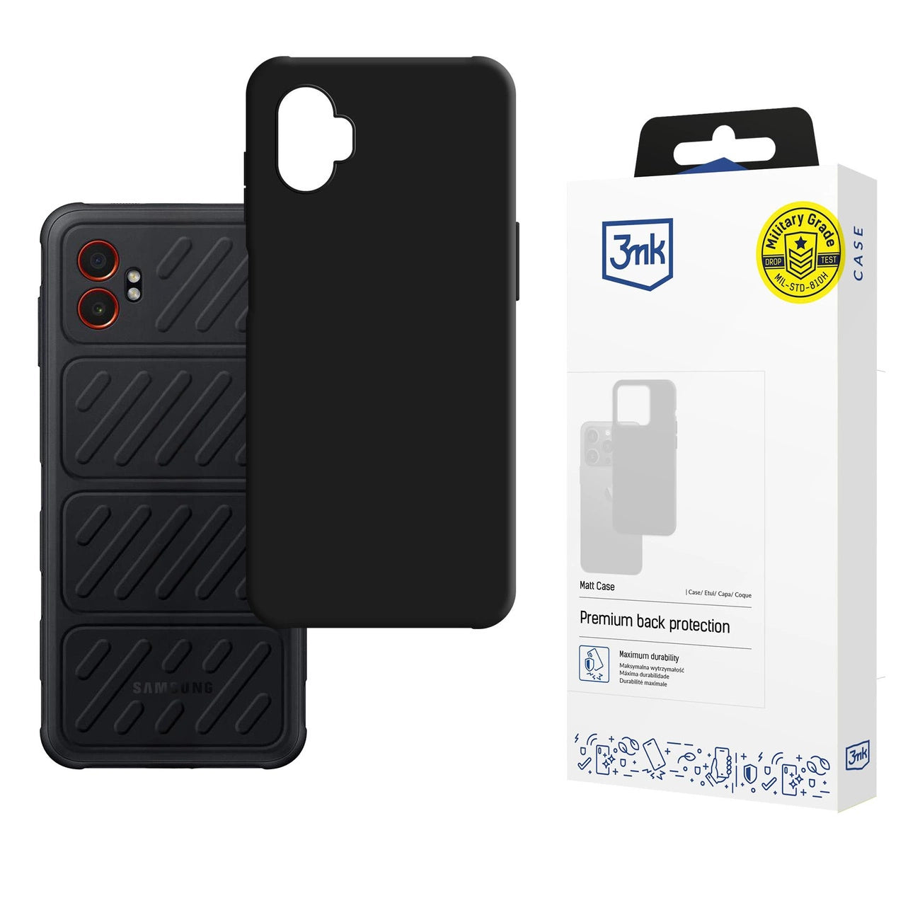 3mk Matt Case for Samsung Galaxy XCover 7 Pro - Black_0