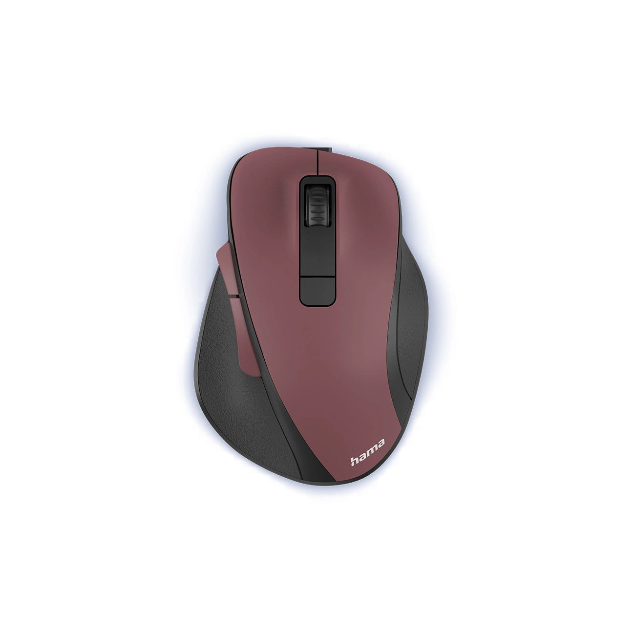 Hama MW-500 V2 Wireless Mouse with Battery - Burgundy_1