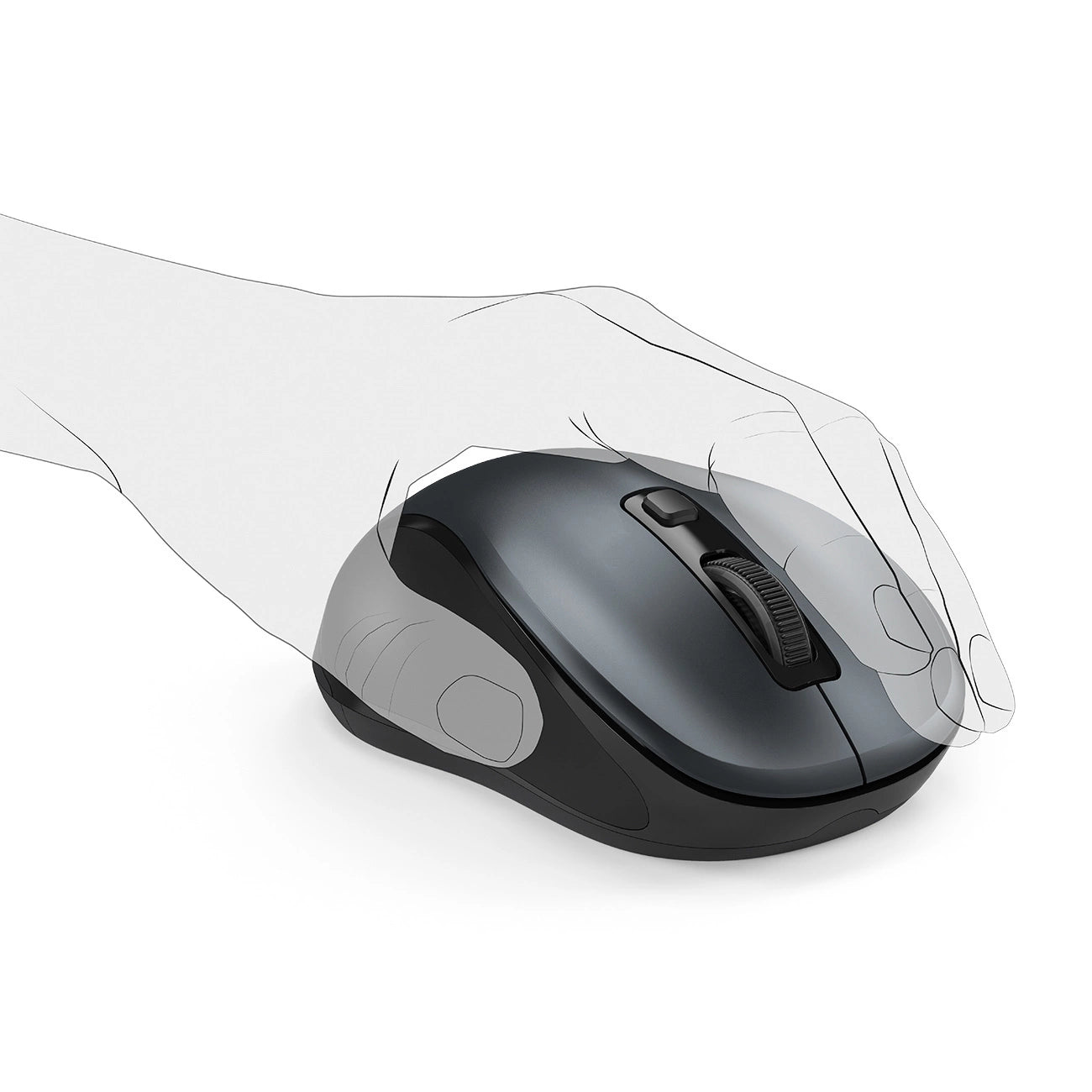 Hama Canosa V2 Bluetooth Wireless Mouse - Black_5