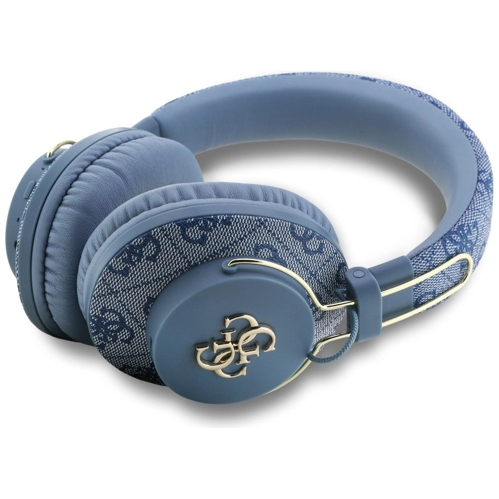 Guess ENC Metal 4G Logo Over-Ear Headphones - Blue_1