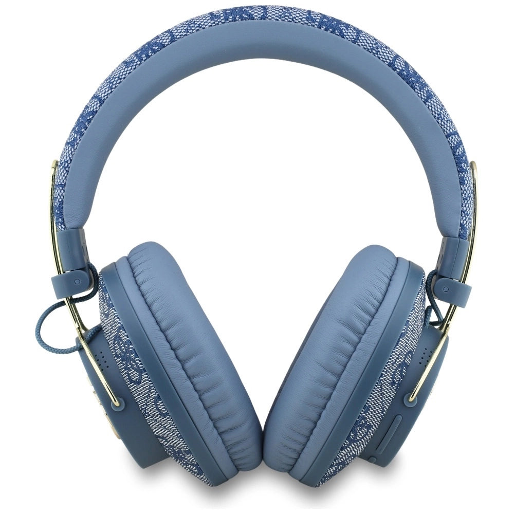 Guess ENC Metal 4G Logo Over-Ear Headphones - Blue_2