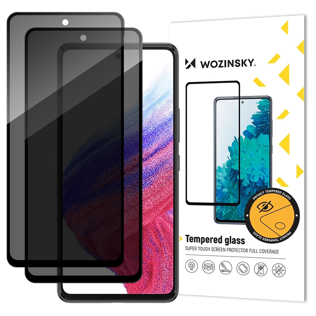 Wozinsky Privacy Glass Privacy Tempered Glass for Xiaomi Redmi Note 14S, 2-pack_0