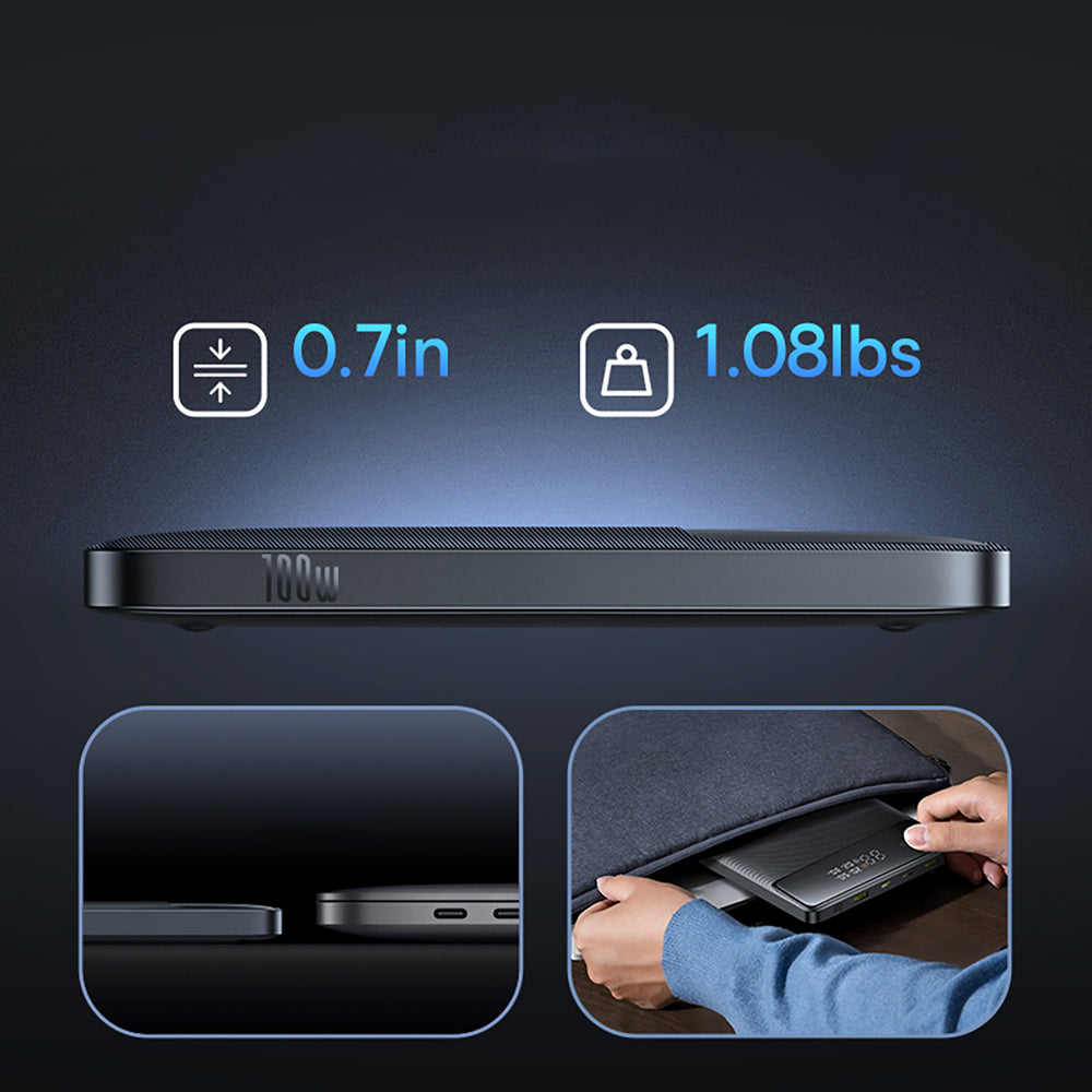 Baseus Blade H1 20000mAh 100W Powerbank with Display - Black_8