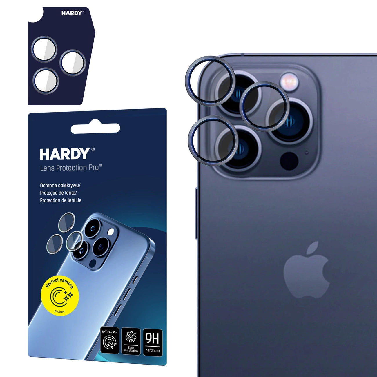 3mk HARDY Lens Protection Pro Glass for Apple iPhone 15 Pro - Blue_0