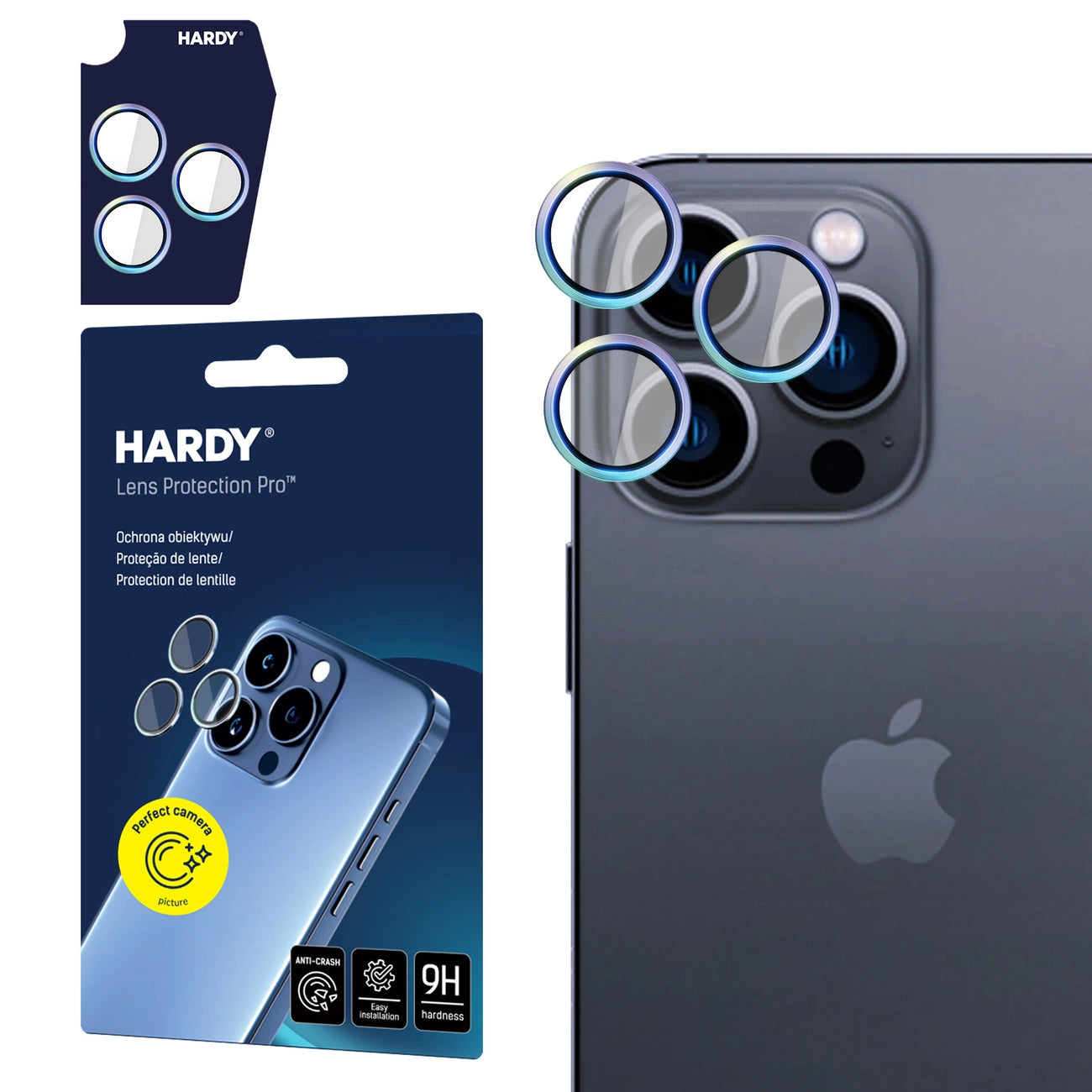 3mk HARDY Lens Protection Pro Glass for Apple iPhone 15 Pro - Multicolor_0