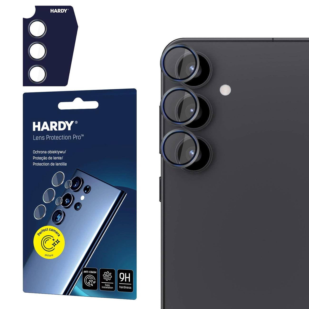 3mk HARDY Lens Protection Pro for Samsung Galaxy S25+ - Black_0