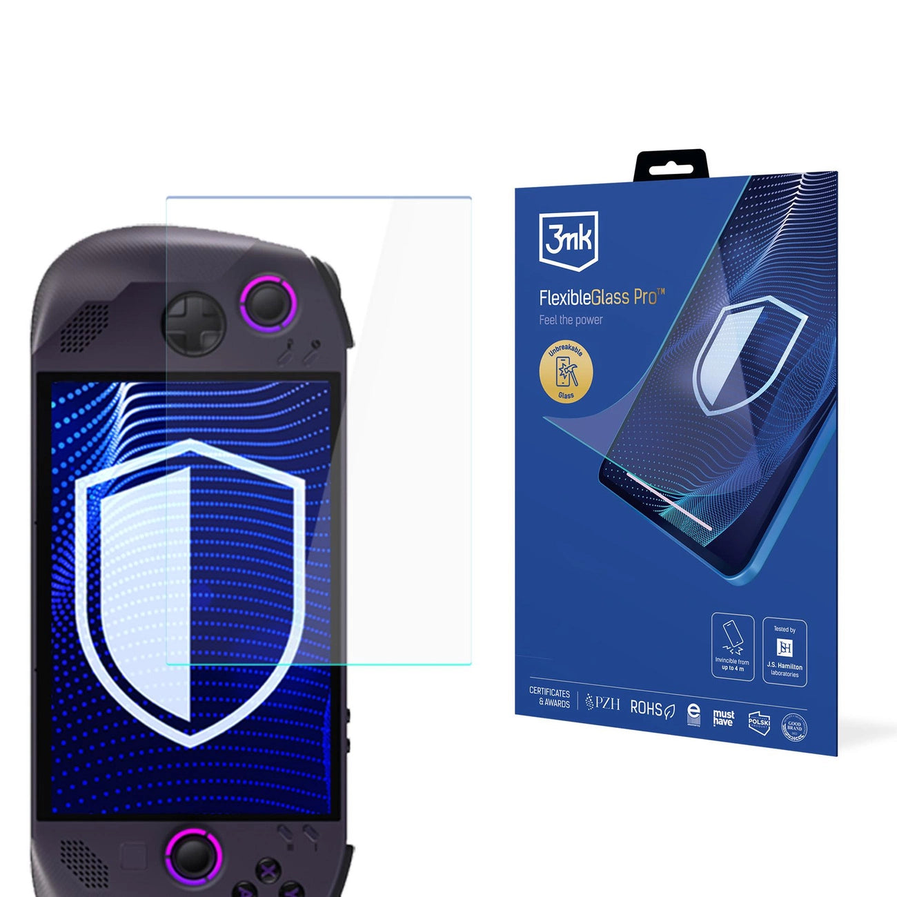 Hybrid glass 3mk FlexibleGlass Pro on Lenovo Legion Go S_0