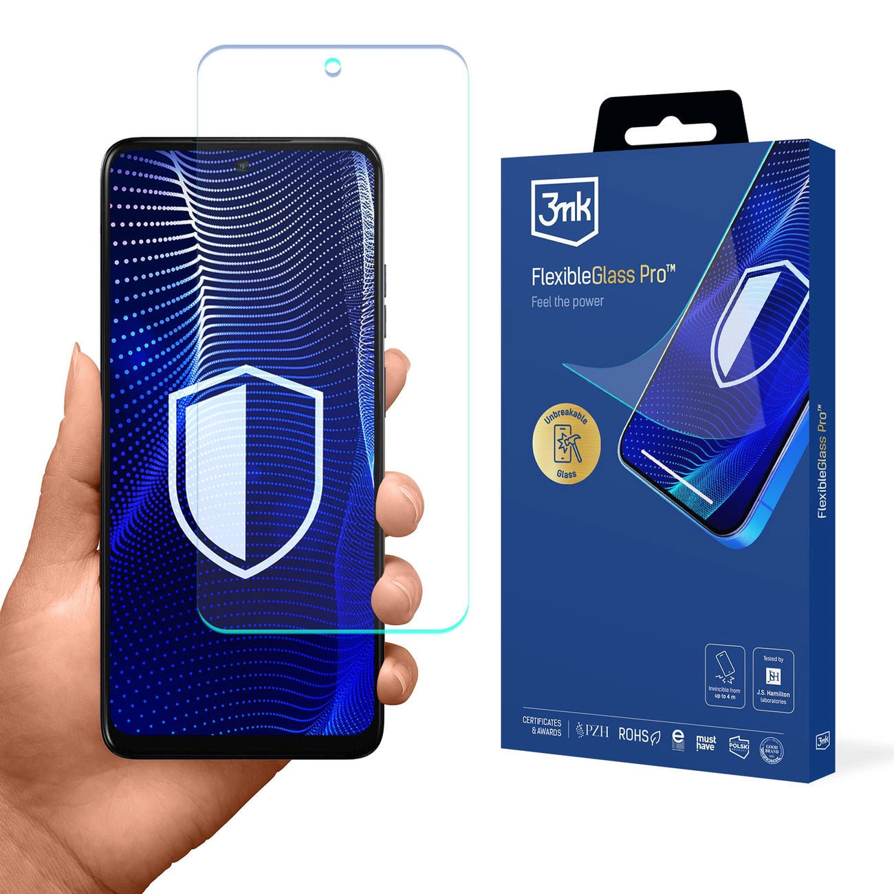 Hybrid glass 3mk FlexibleGlass Pro for Motorola Moto E15_0