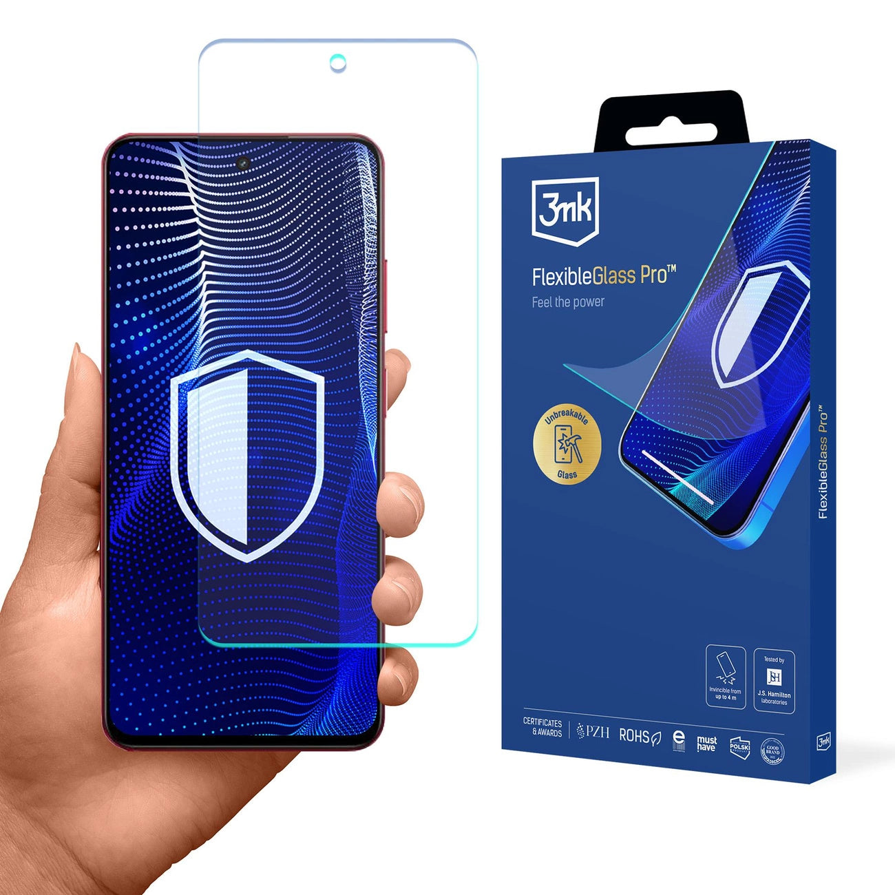 Hybrid glass 3mk FlexibleGlass Pro for Realme V60 Pro_0