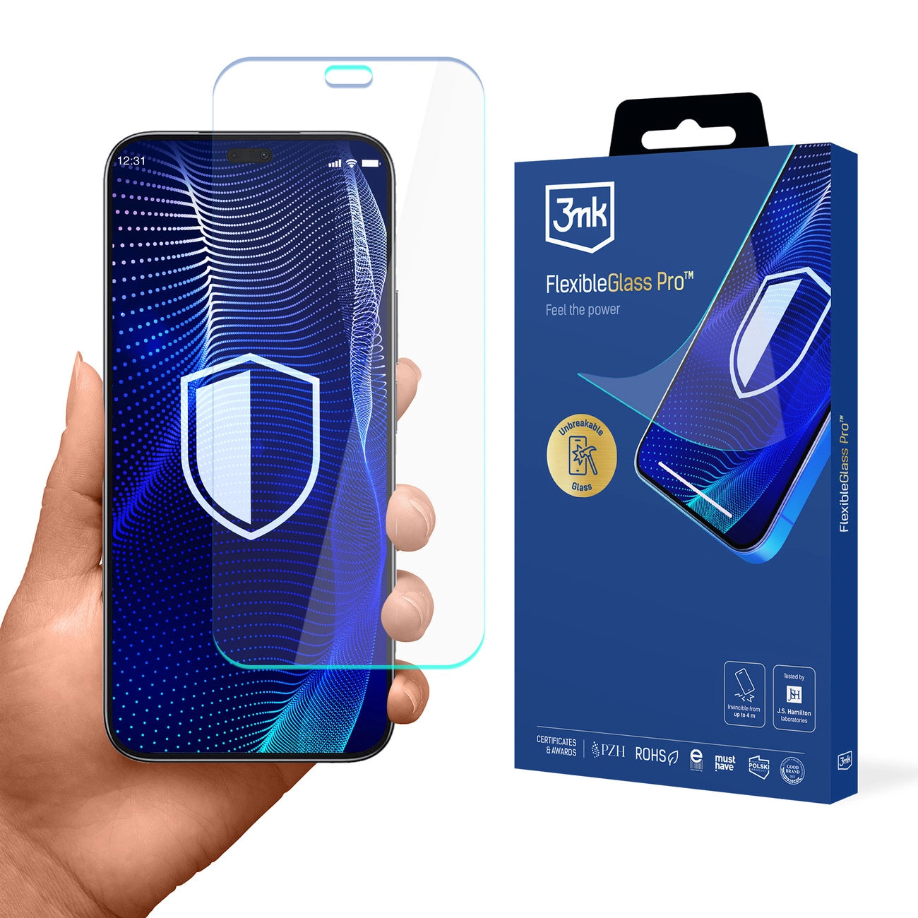 Proteção de Vidro 3MK PROTECTION / Preto / Hybrid Glass 3FxGlP-H200L-0 para Honor 200 Lite_0