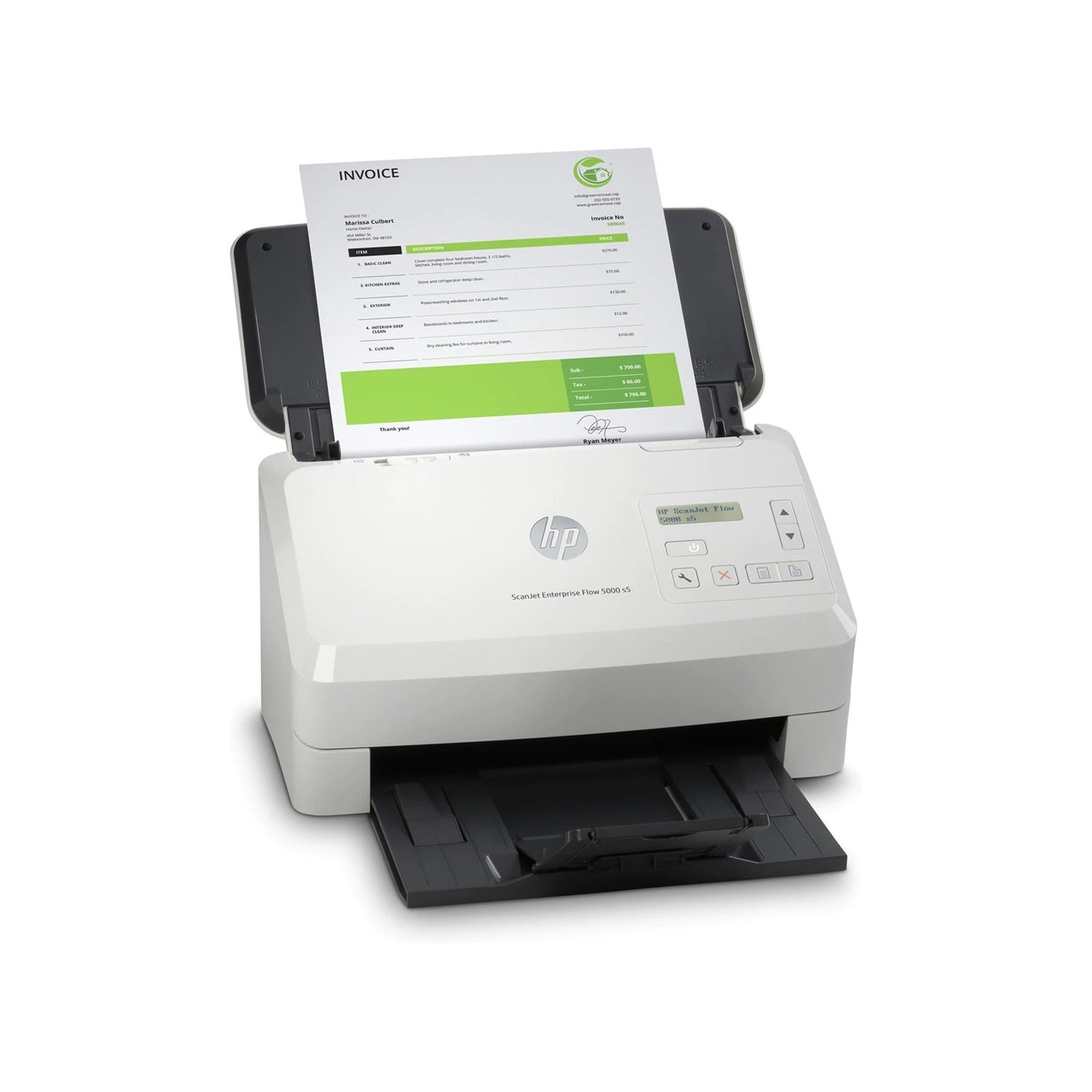Scanner Hp Scanjet Enterprise Flow 5000 S5 Cinza