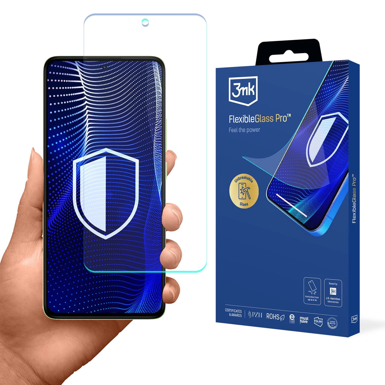Hybrid glass 3mk FlexibleGlass Pro for Xiaomi Redmi Note 14 4G_0