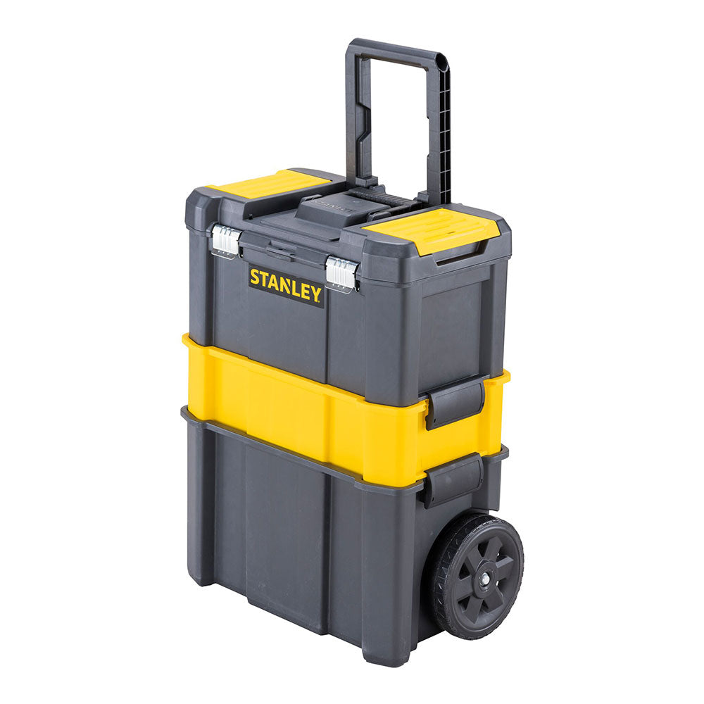 Oficina móvel 3 em 1 essencial com fechos metálicos stst1-80151 stanley_0