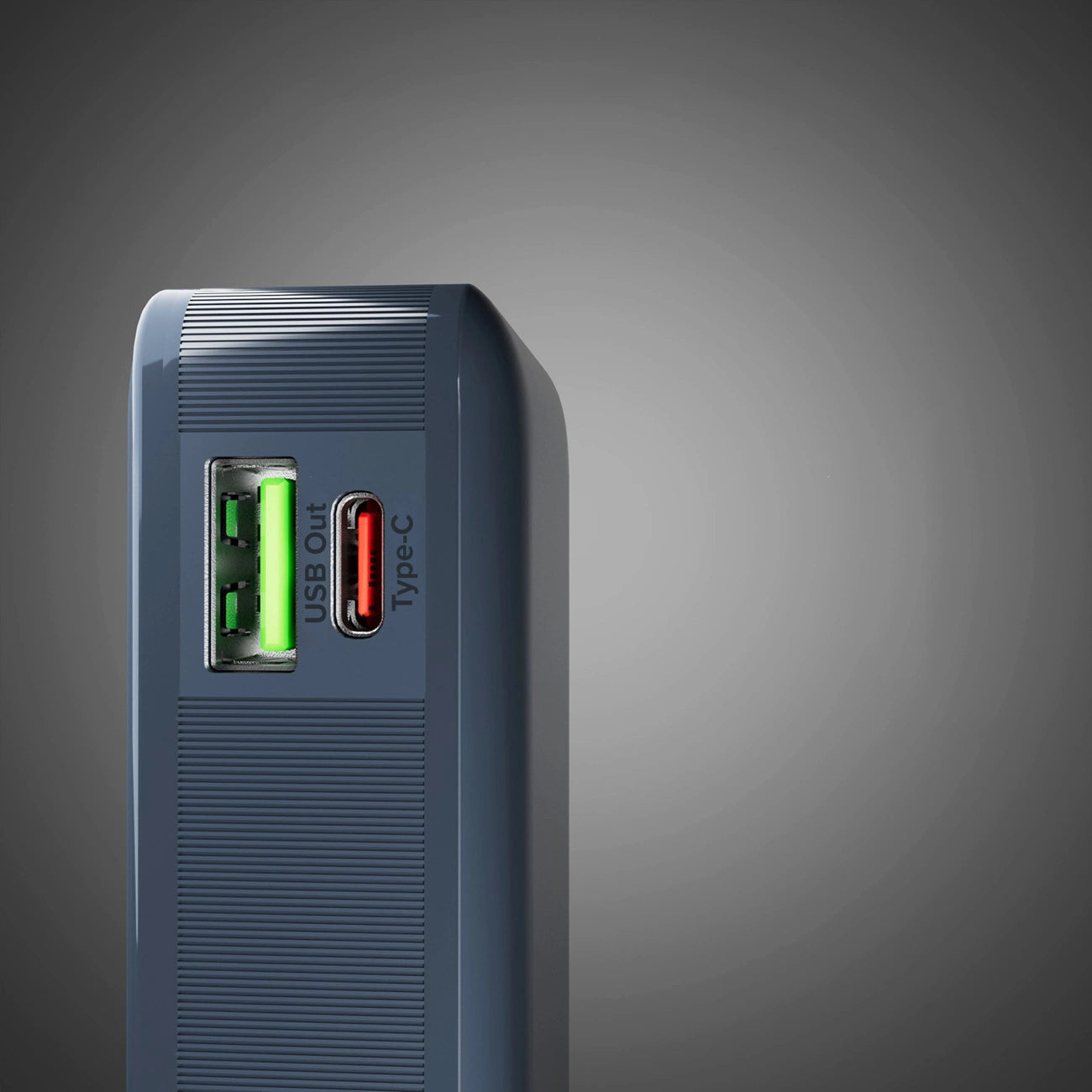 Powerbank SBS 10000 mAh 20W with built-in USB-C cable and digital display - dark gray_6