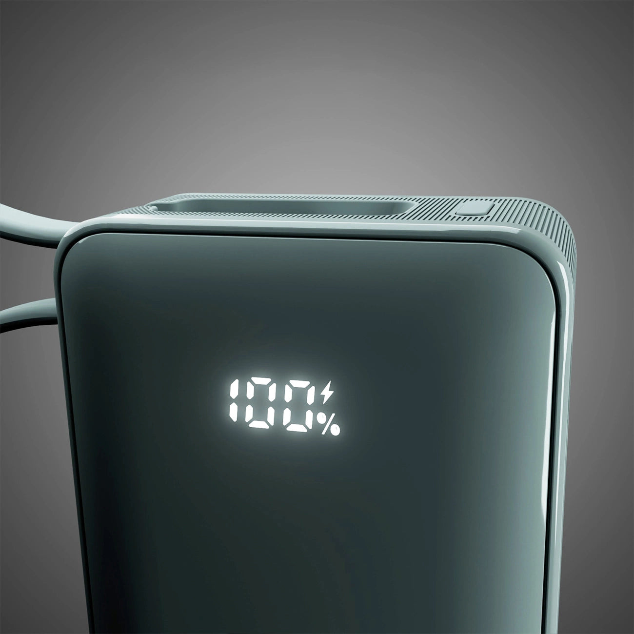 Powerbank SBS 10000 mAh 20W with built-in USB-C cable and digital display - gray_7