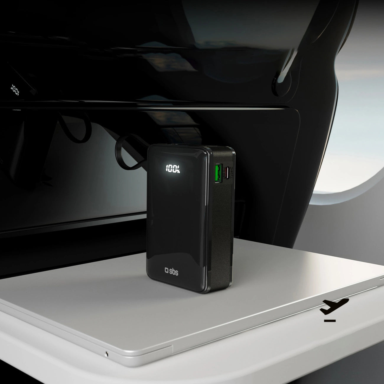 Powerbank SBS 20000 mAh 20W with built-in USB-C cable and digital display - black_11