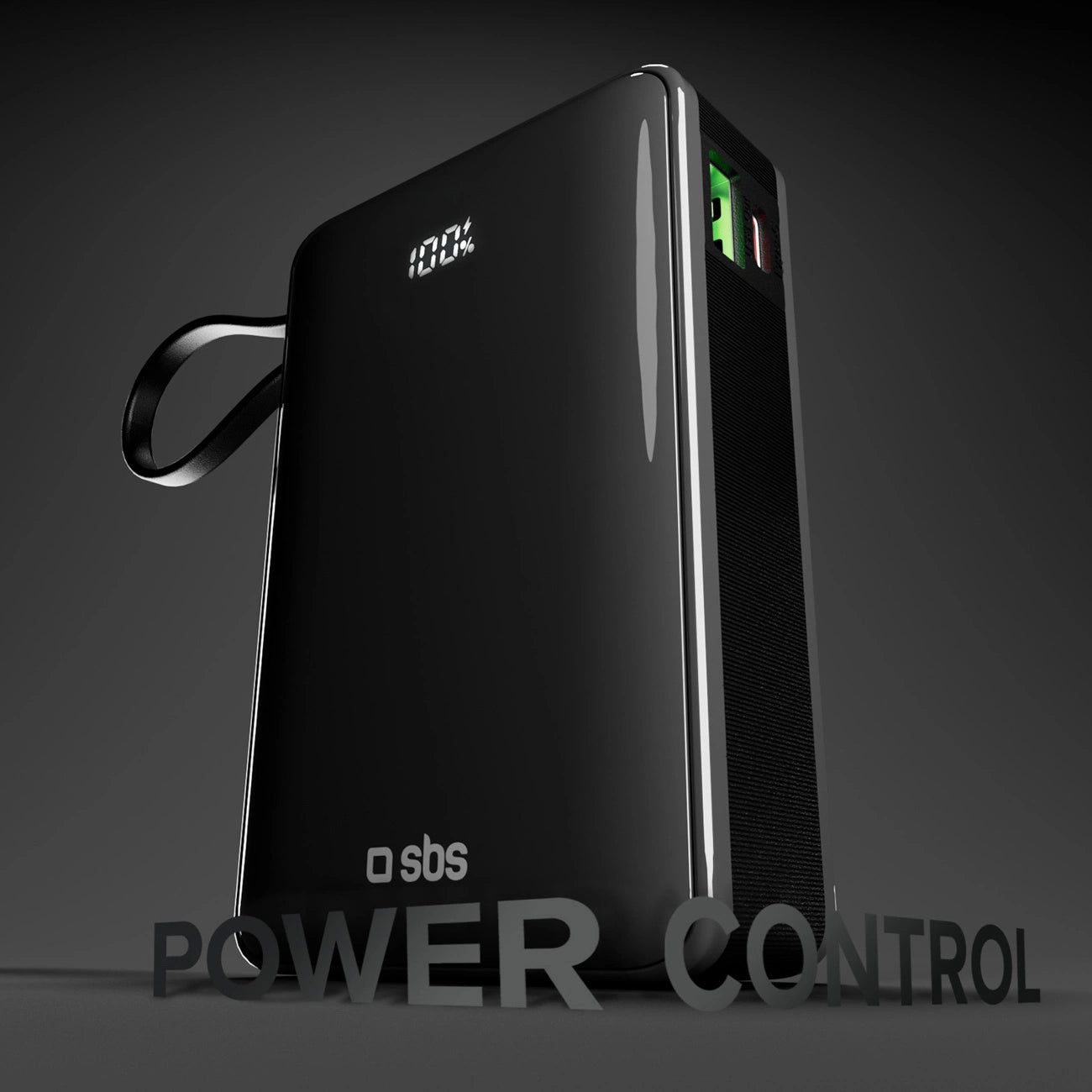 Powerbank SBS 20000 mAh 20W with built-in USB-C cable and digital display - black_4