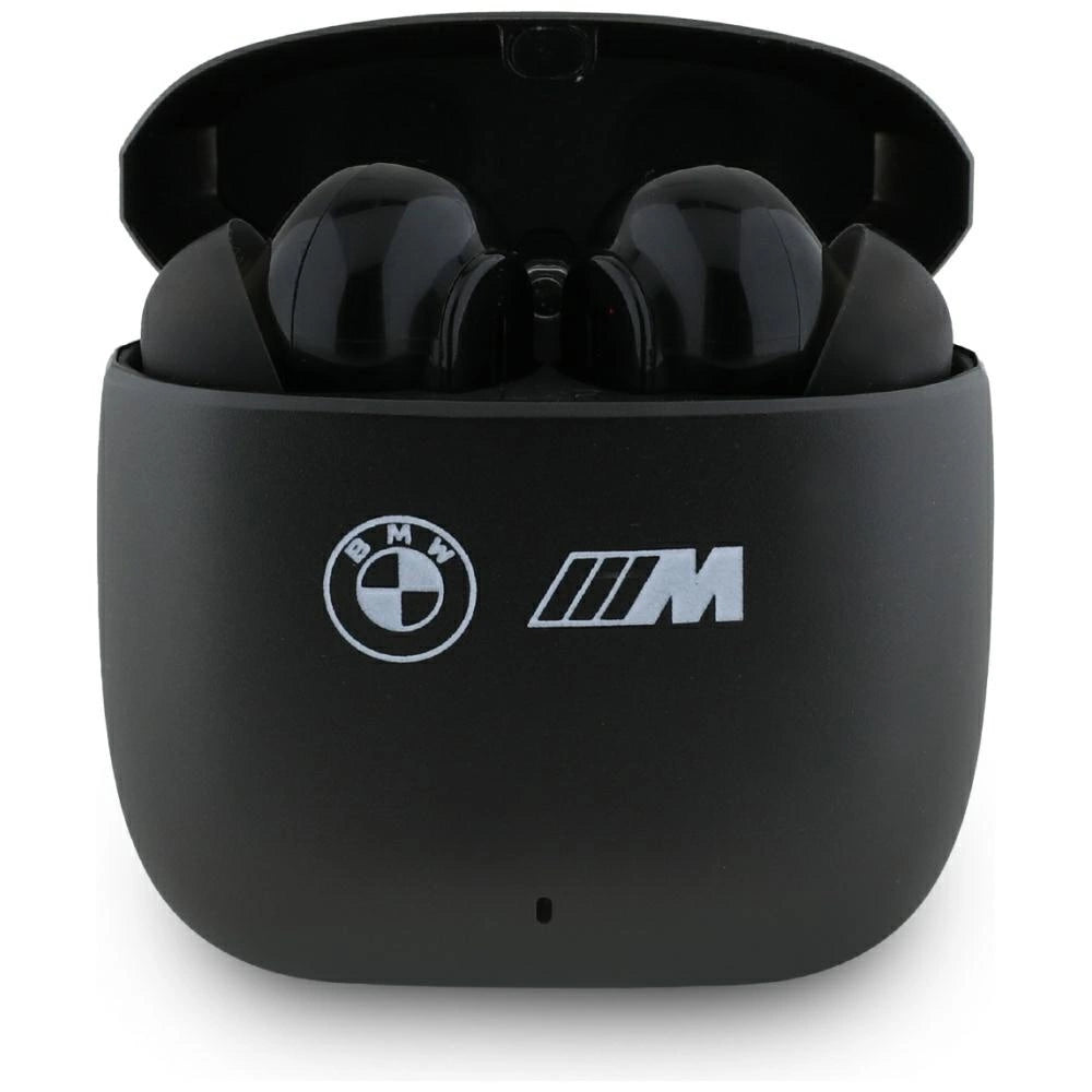 BMW M Metal M Logo Print ANC-ENC TWS Bluetooth Headphones - Black_0