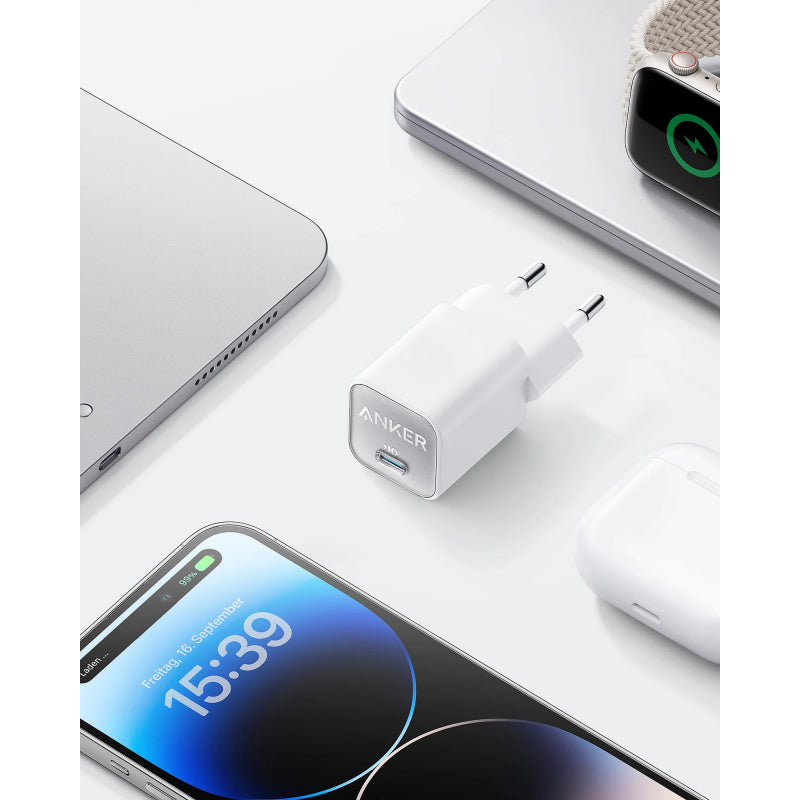 Carregador de Parede Anker 511 Nano 3 USB C 30W Branco