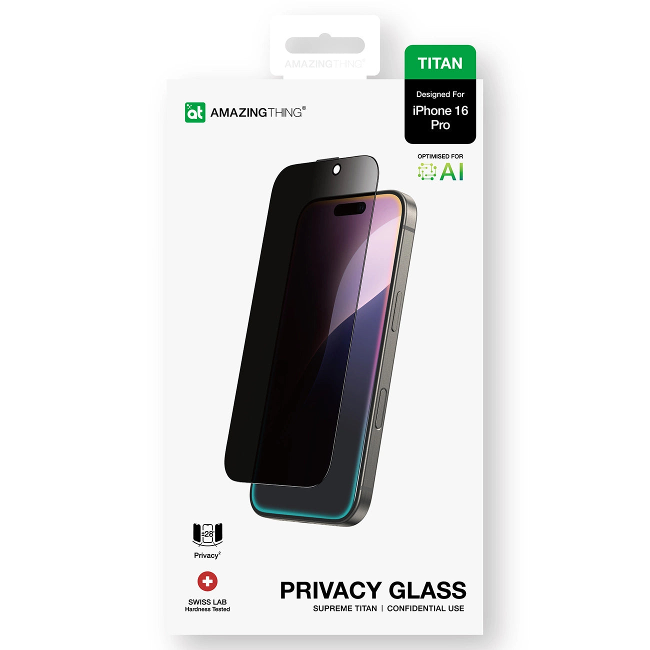 AmazingThing Titan Privacy Glass Privacy Tempered Glass for iPhone 16 Pro_11