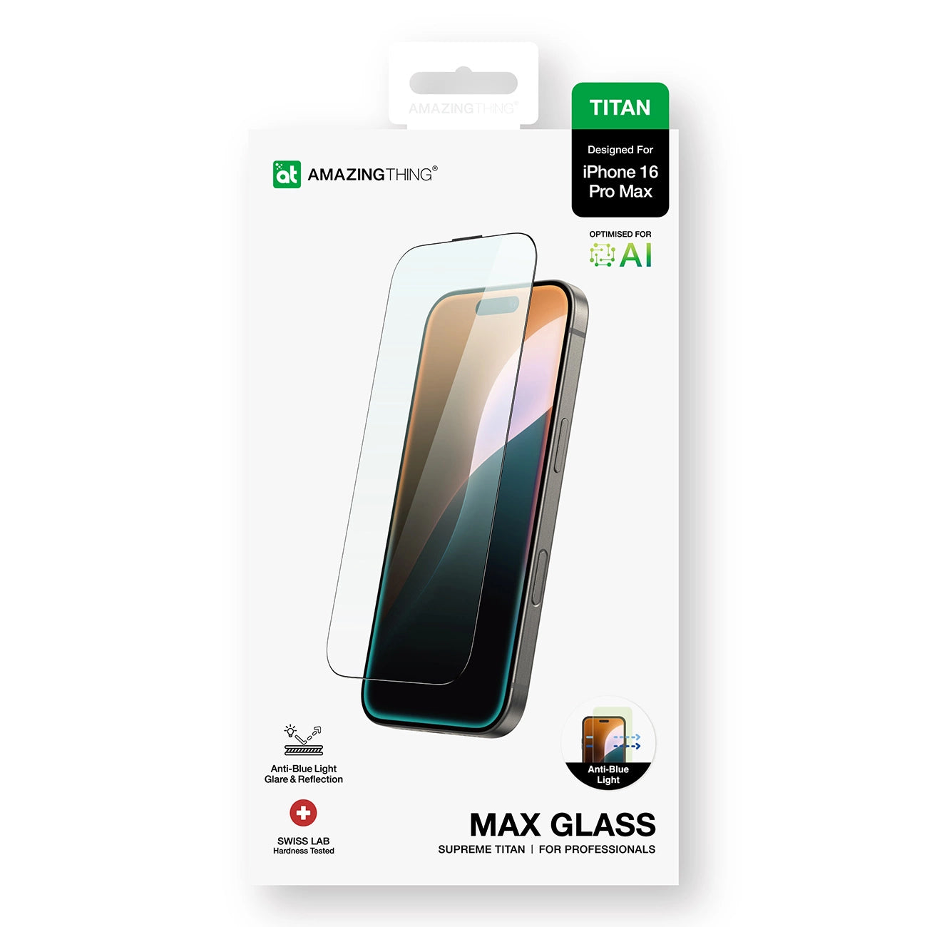 AmazingThing Titan Max Tempered Glass for iPhone 16 Pro Max_11