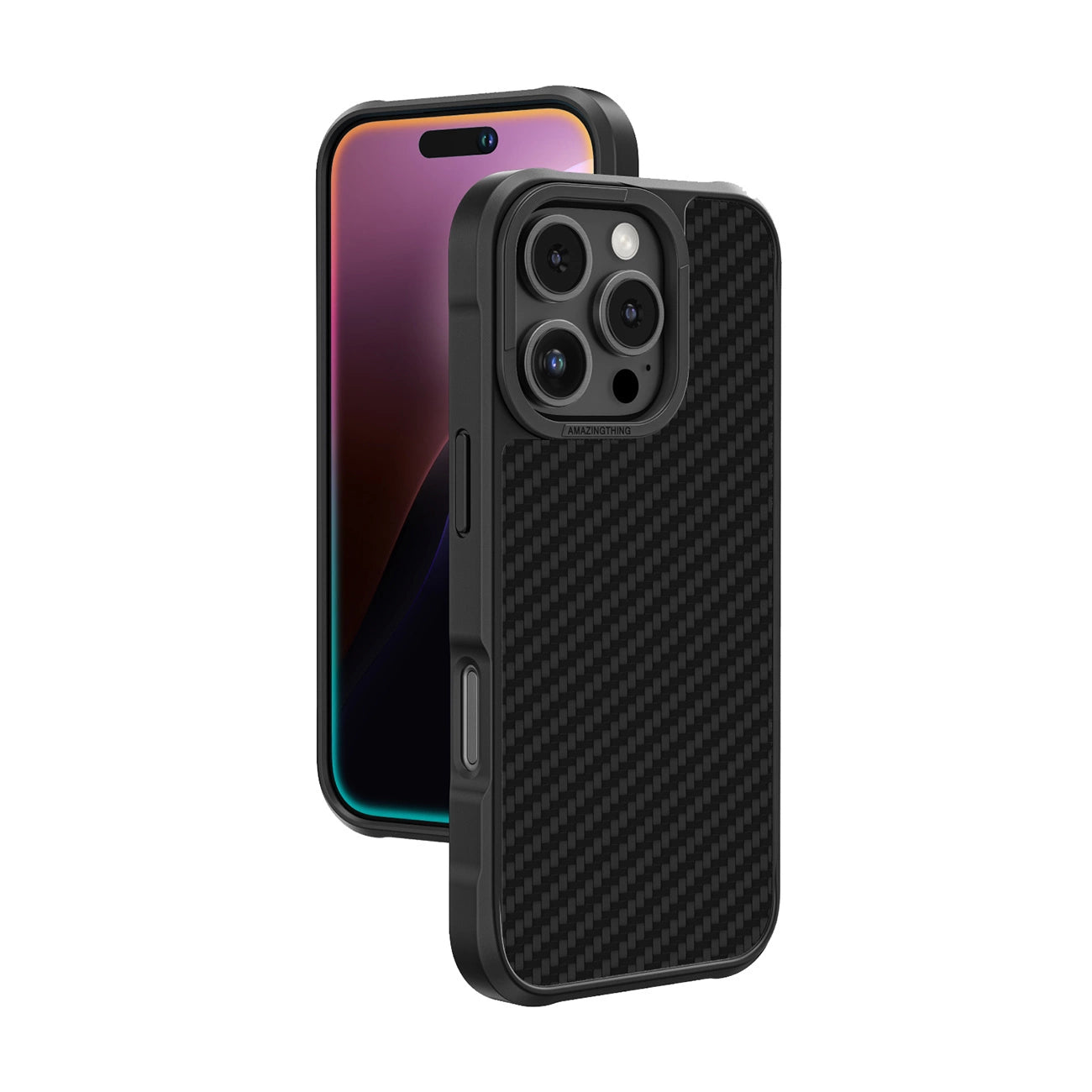 AmazingThing Titan Max Case with 1500D Aramid Fibers for iPhone 16 Pro Max - Black_0