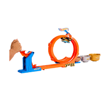Pista de Corrida Hot Wheels Monster Trucks 2-in-1 Loop & Flip Challenge JBX64_2