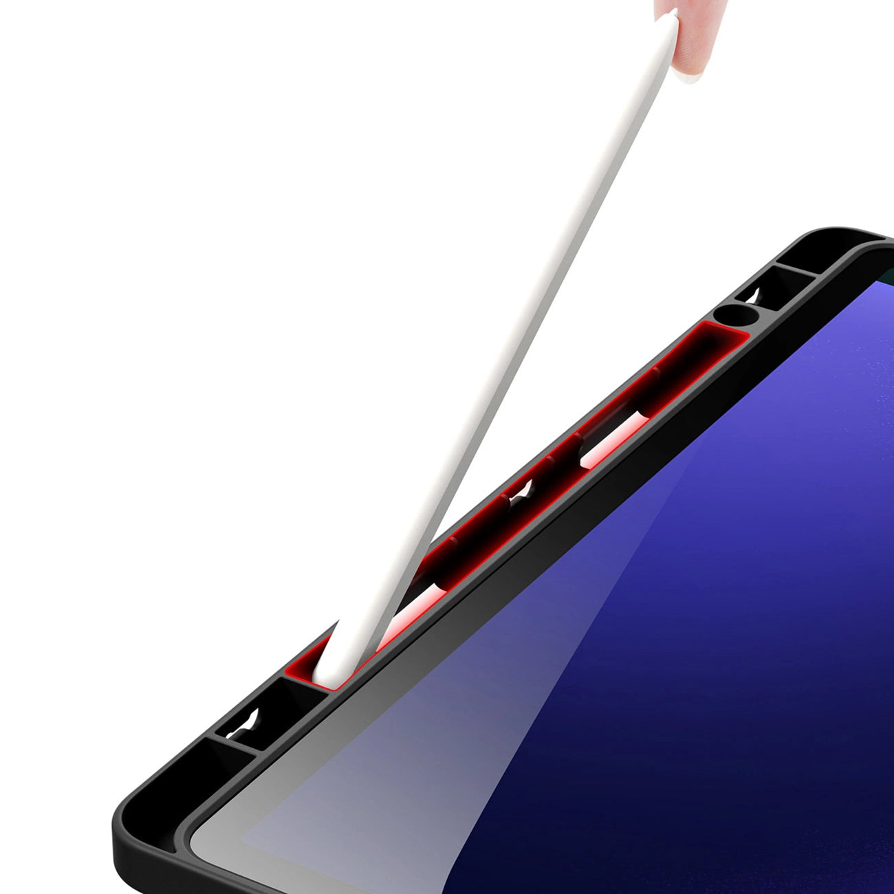 Dux Ducis Magi Case with Stylus Holder for Samsung Galaxy Tab S10 FE/S9/S9 FE - Black_6
