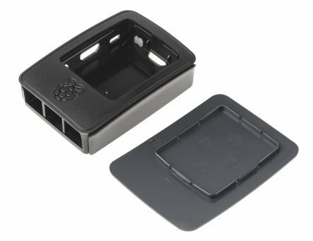 RASPBERRY CAJA PARA RASPBERRY OFICIAL PI 3, NEGRO, GRIS (9098138)_2