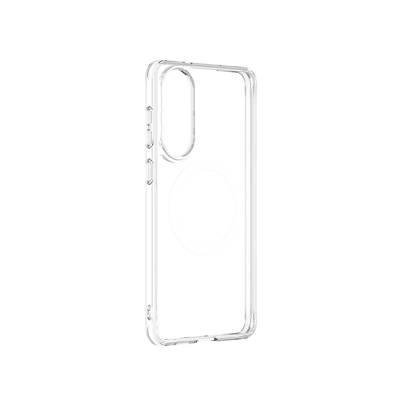 AmazingThing Minimal Mag Case with Magnetic Ring for Samsung Galaxy S25 Edge - Transparent_3