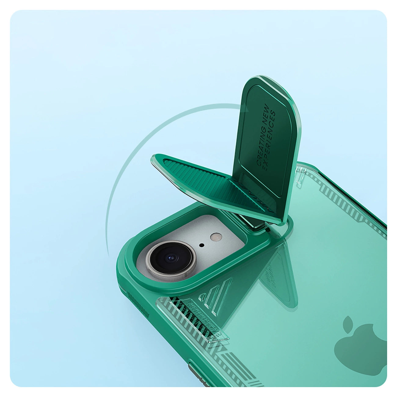 Nillkin Iceblade Prop Case with Lens Cover and Stand for iPhone 16e - Green_9