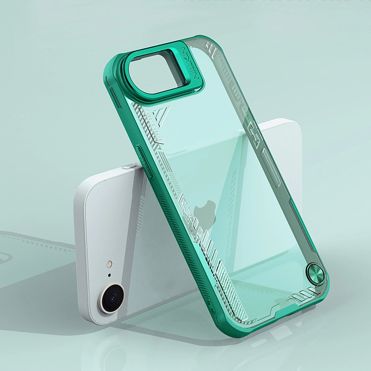 Nillkin Iceblade Prop Case with Stand for iPhone 16e - Green_9