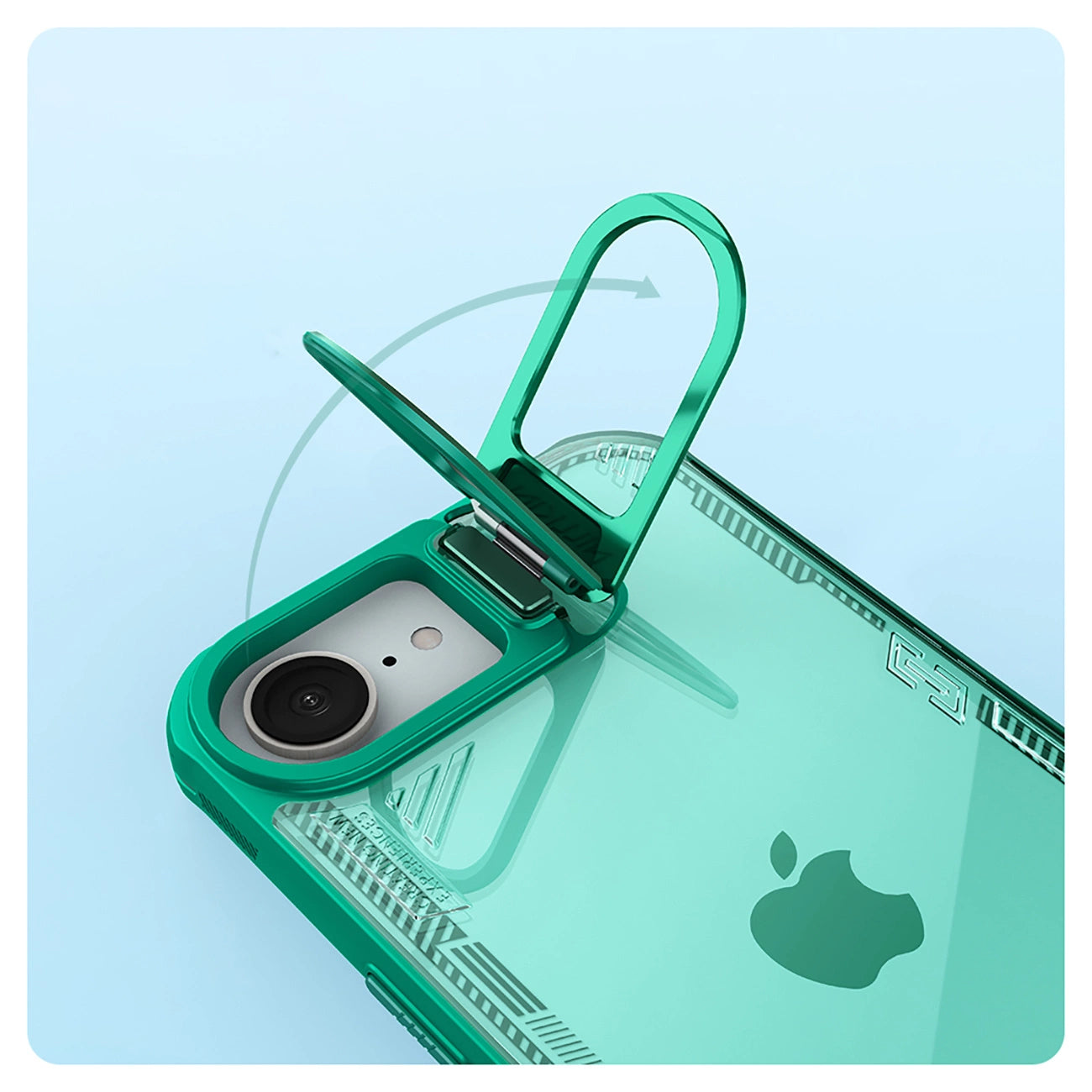 Nillkin Iceblade Prop Case with Stand for iPhone 16e - Green_11
