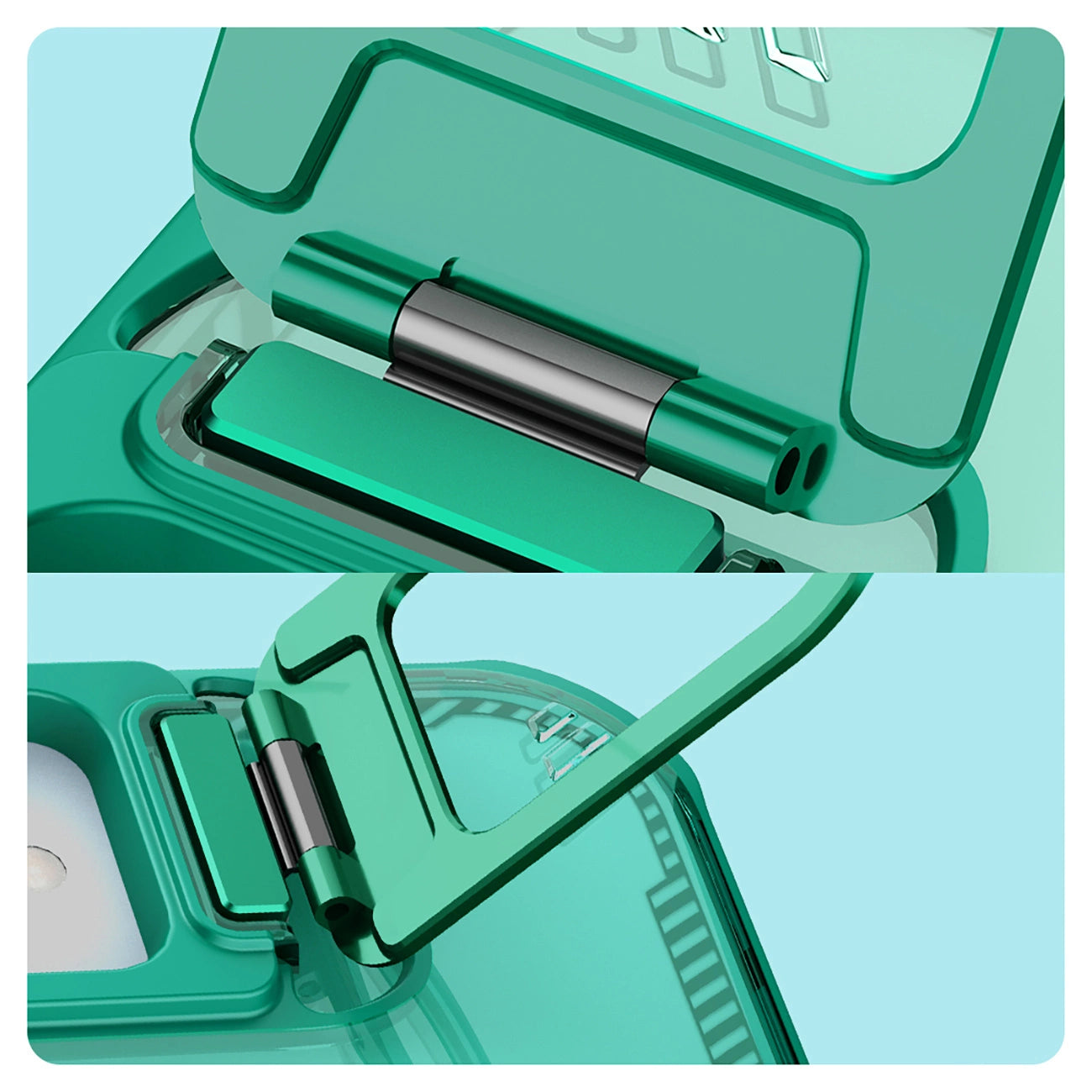 Nillkin Iceblade Prop Case with Stand for iPhone 16e - Green_6