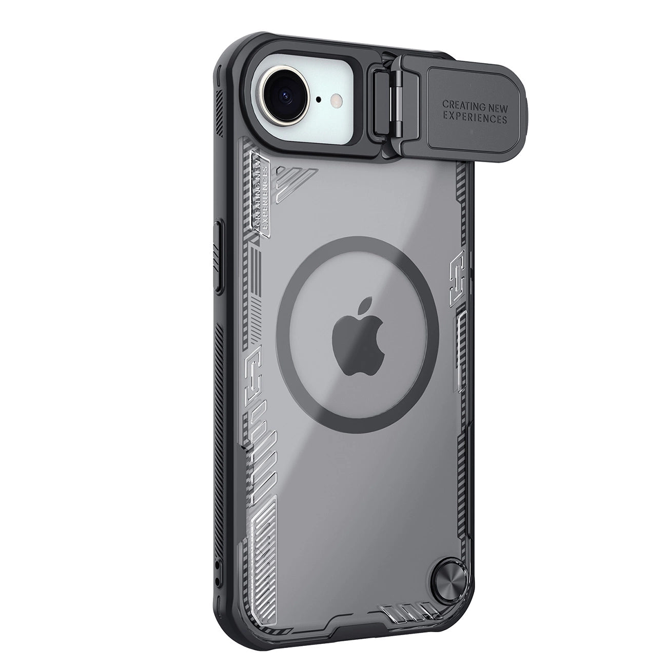 Nillkin Iceblade Prop Magnetic Case with Lens Cover and Stand for iPhone 16e - Black_0