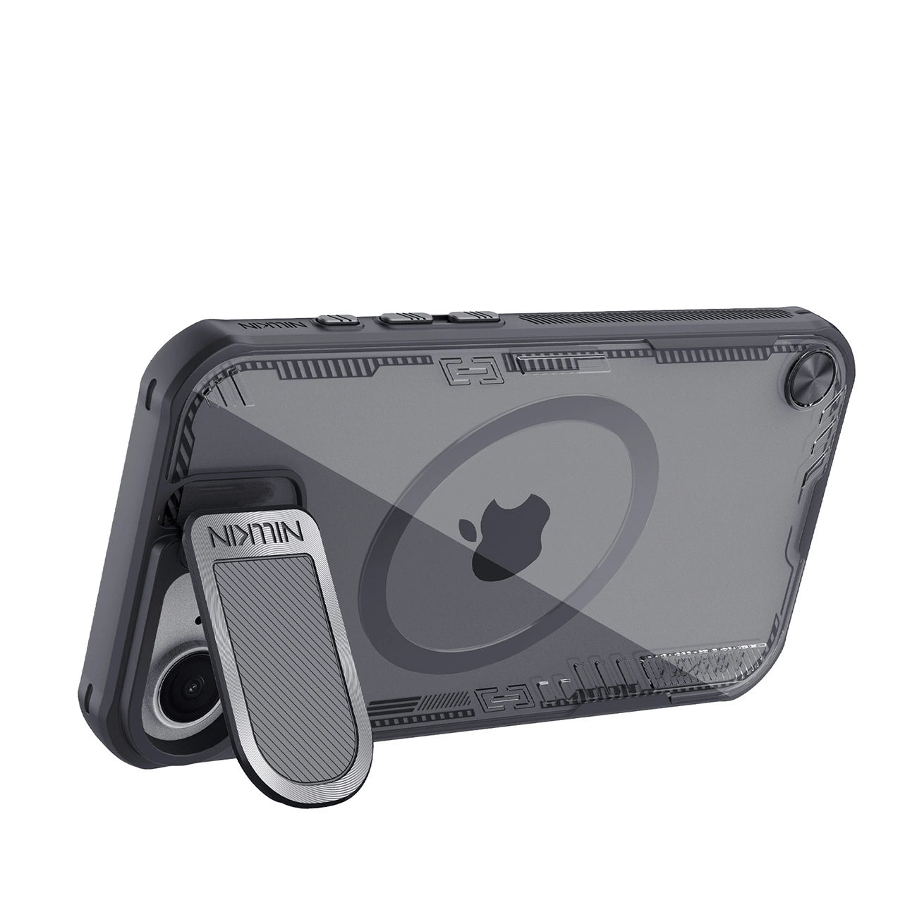 Nillkin Iceblade Prop Magnetic Case with Lens Cover and Stand for iPhone 16e - Black_4