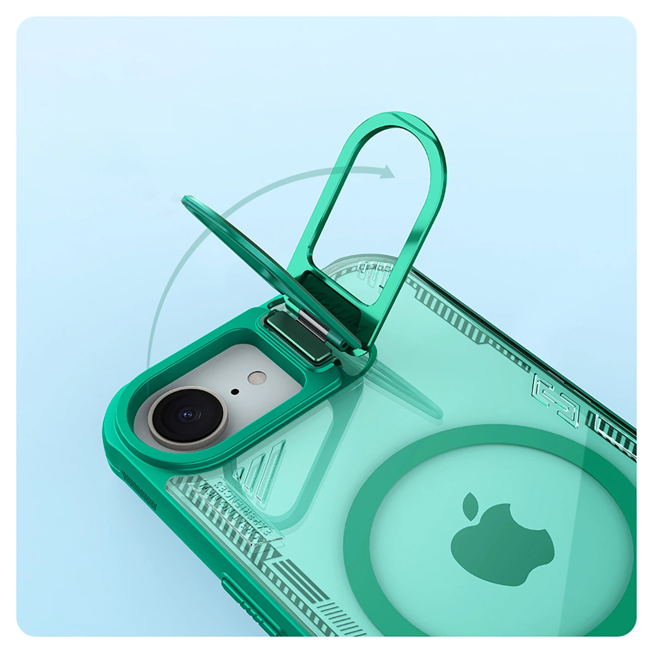 Nillkin Iceblade Prop Magnetic Case with Stand for iPhone 16e - Green_9